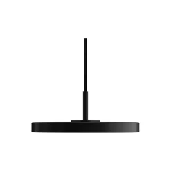 Asteria Micro Pendant, black/black