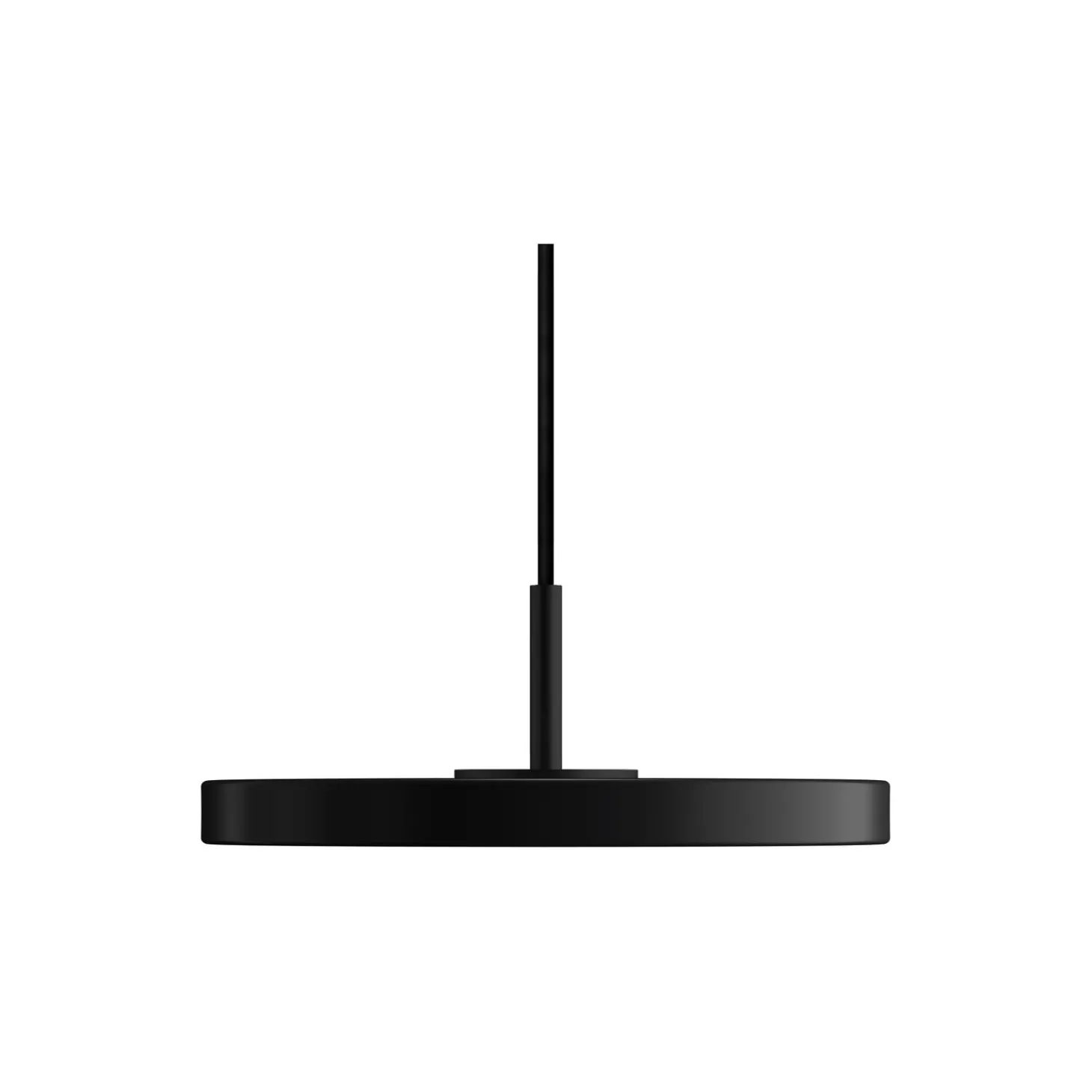 Asteria Micro Pendant, black/black