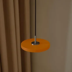 Asteria Micro Pendant, nuance orange/steel