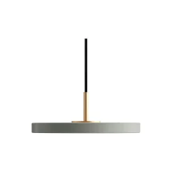 Asteria Micro Pendant, nuance olive/brass