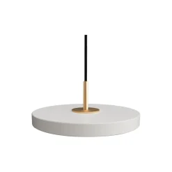 Asteria Micro Pendant, nuance mist/brass