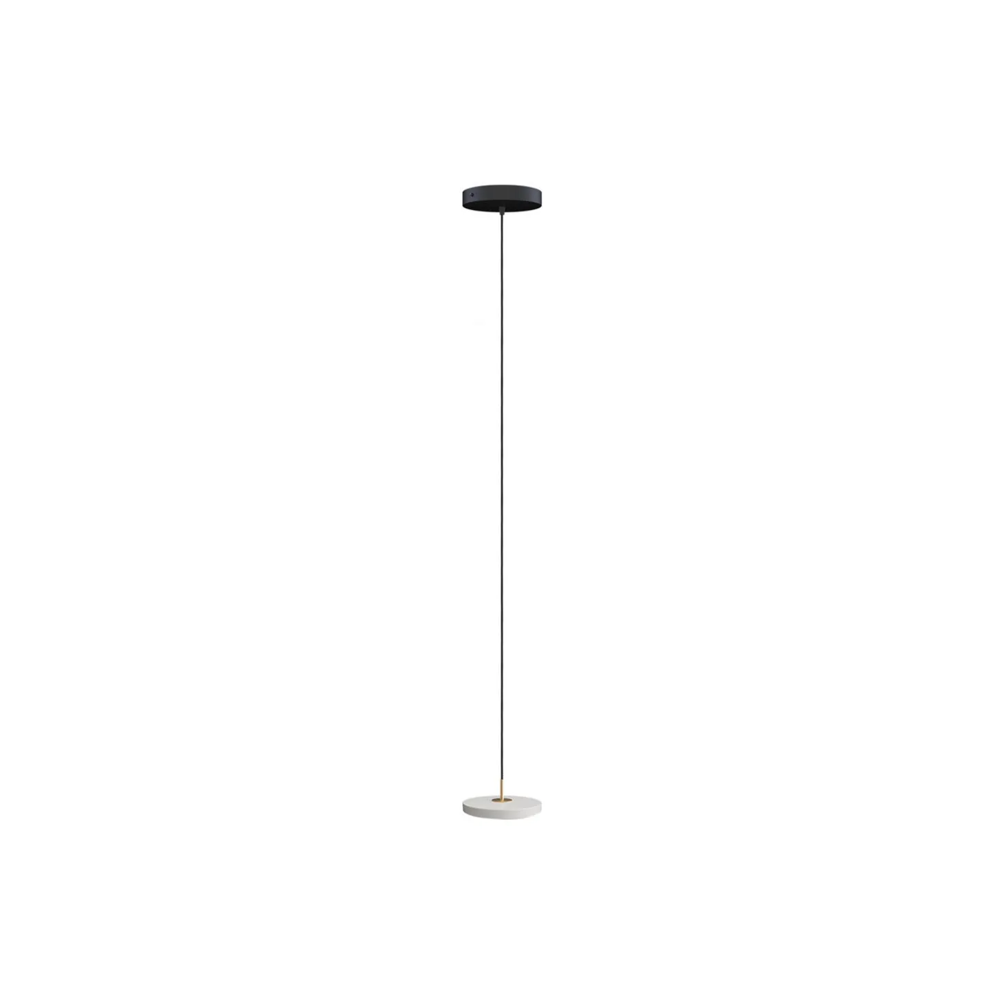Asteria Micro Pendant, nuance mist/brass