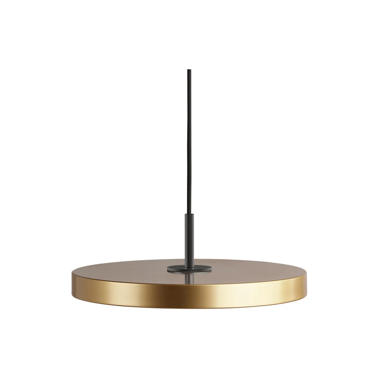 Asteria Plus Pendant, brass/black