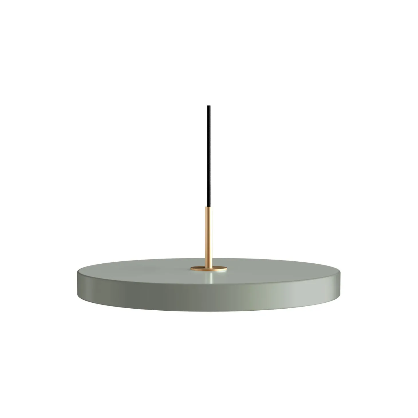 Asteria Plus Pendant, nuance olive/brass