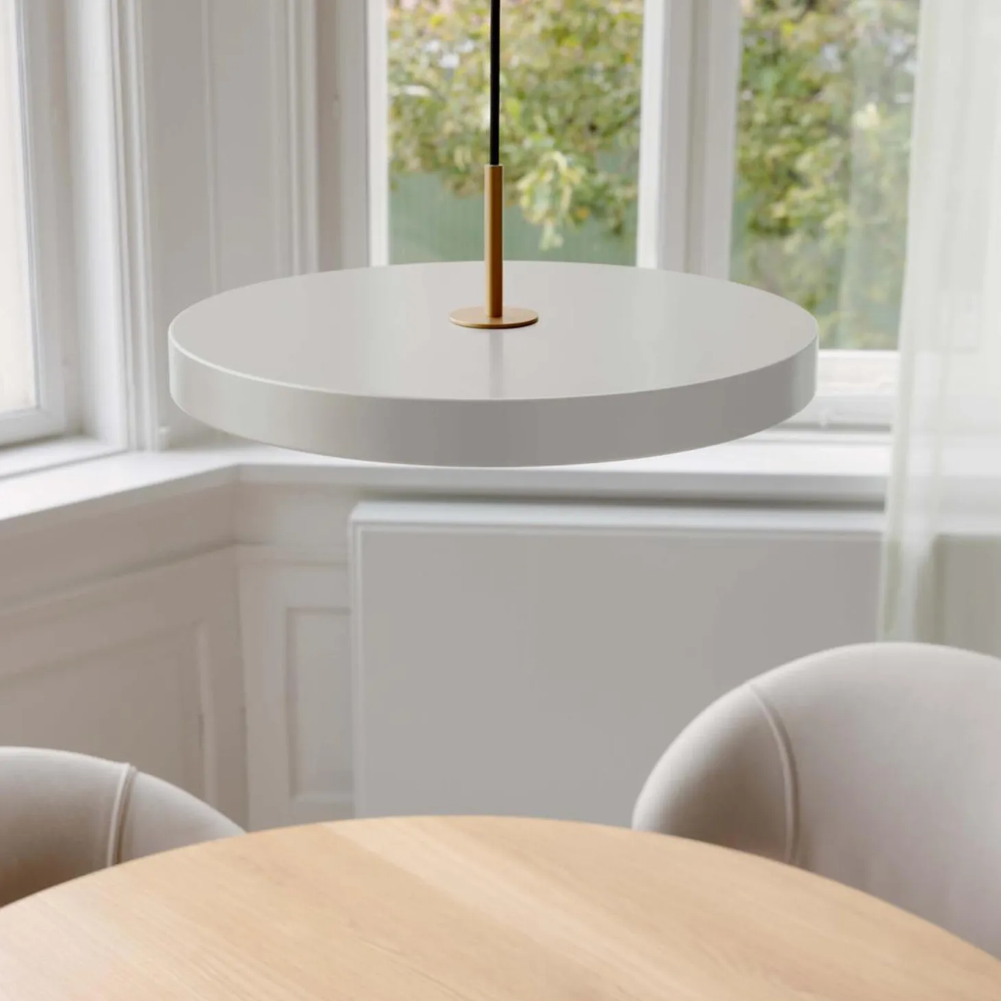 Asteria Plus Pendant, nuance mist/brass