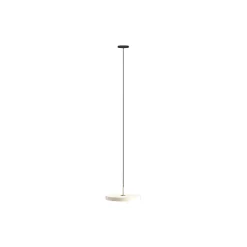 Asteria Plus Pendant, pearl white/brass