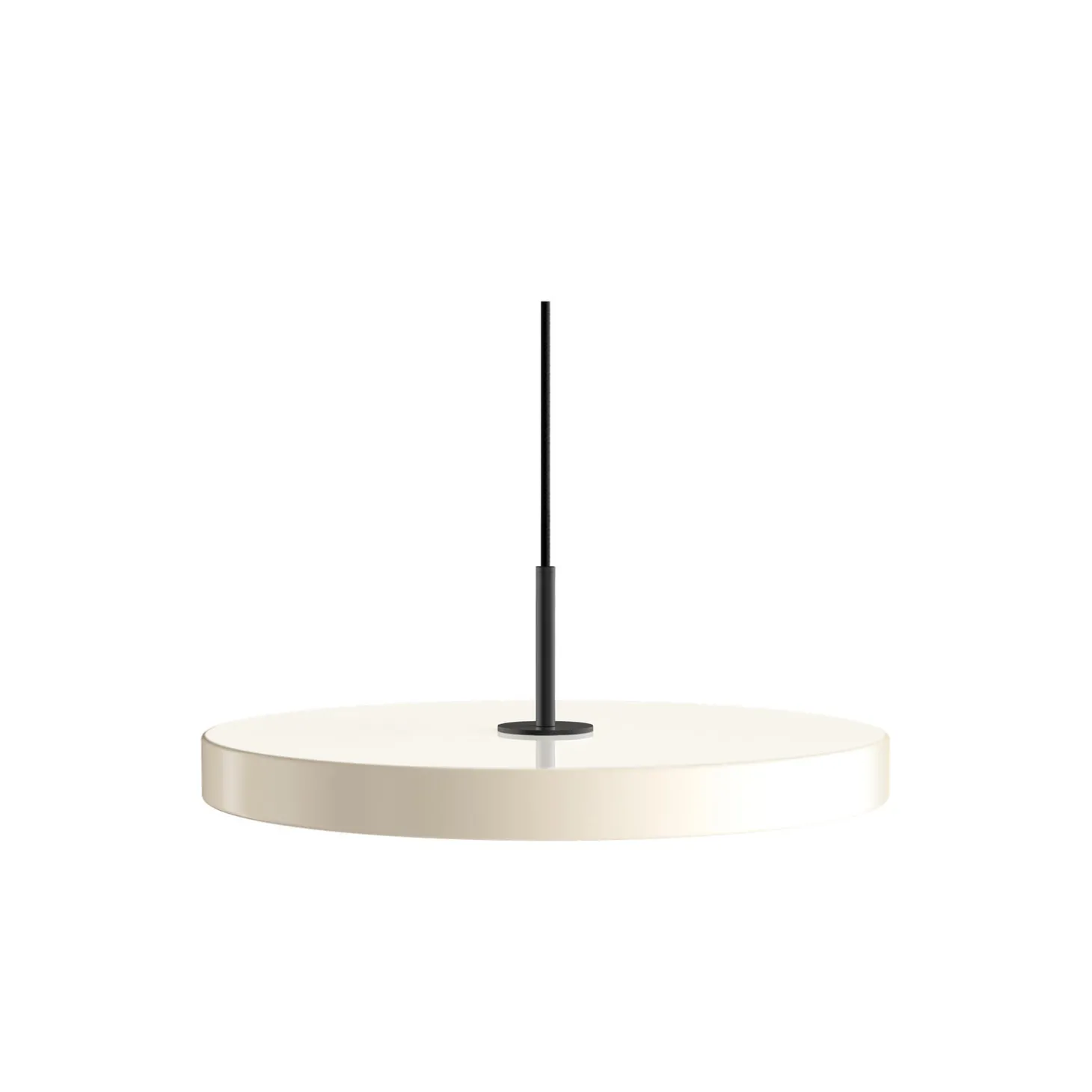 Asteria Plus Pendant, pearl white/black