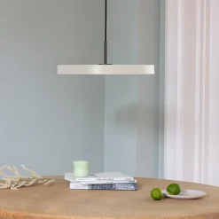 Asteria Plus Pendant, pearl white/black