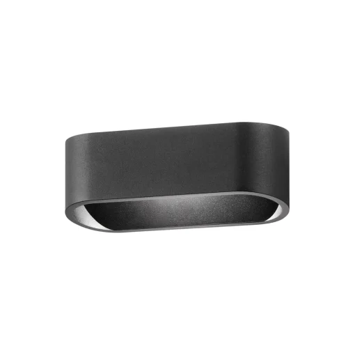 AURA W1 væglampe, black