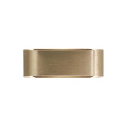 AURA W1 væglampe, brass
