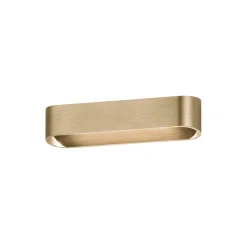 AURA W2 væglampe, brass