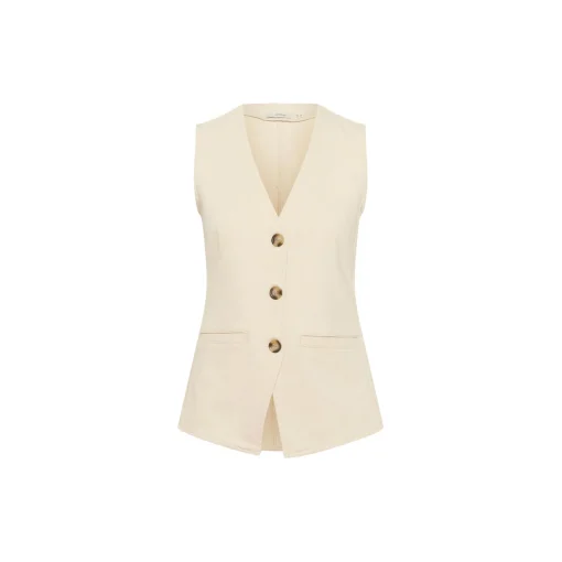 BaccaIW Waistcoat, ecru