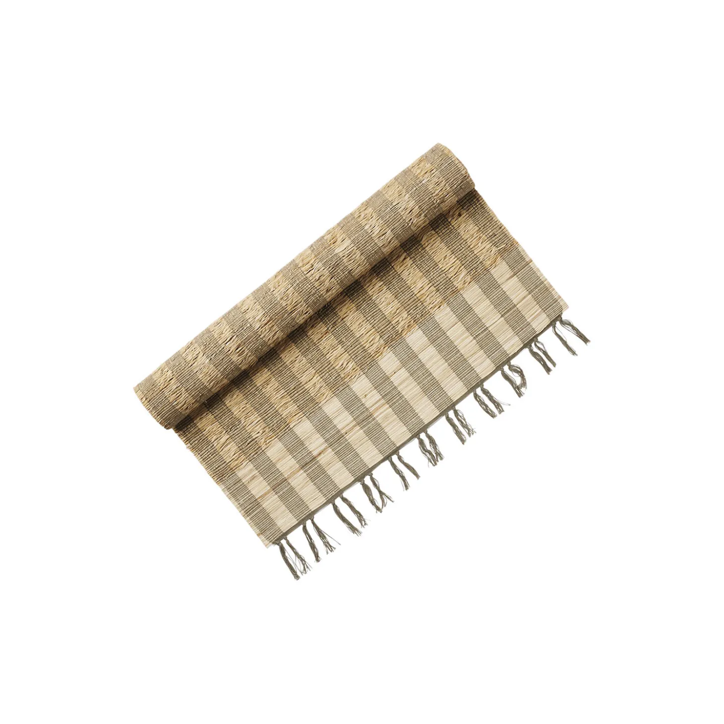 BALANCE Mat, stripe - dusty brown