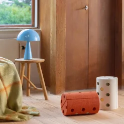 Balancerulle, burnt orange/dusty green