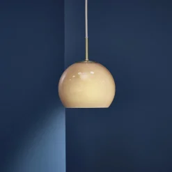 Ball Glass Pendant, cappuccino