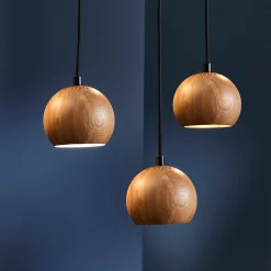 Ball Wood Pendant, oak