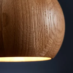 Ball Wood Pendant, oak
