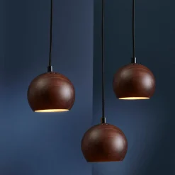 Ball Wood Pendant, walnut