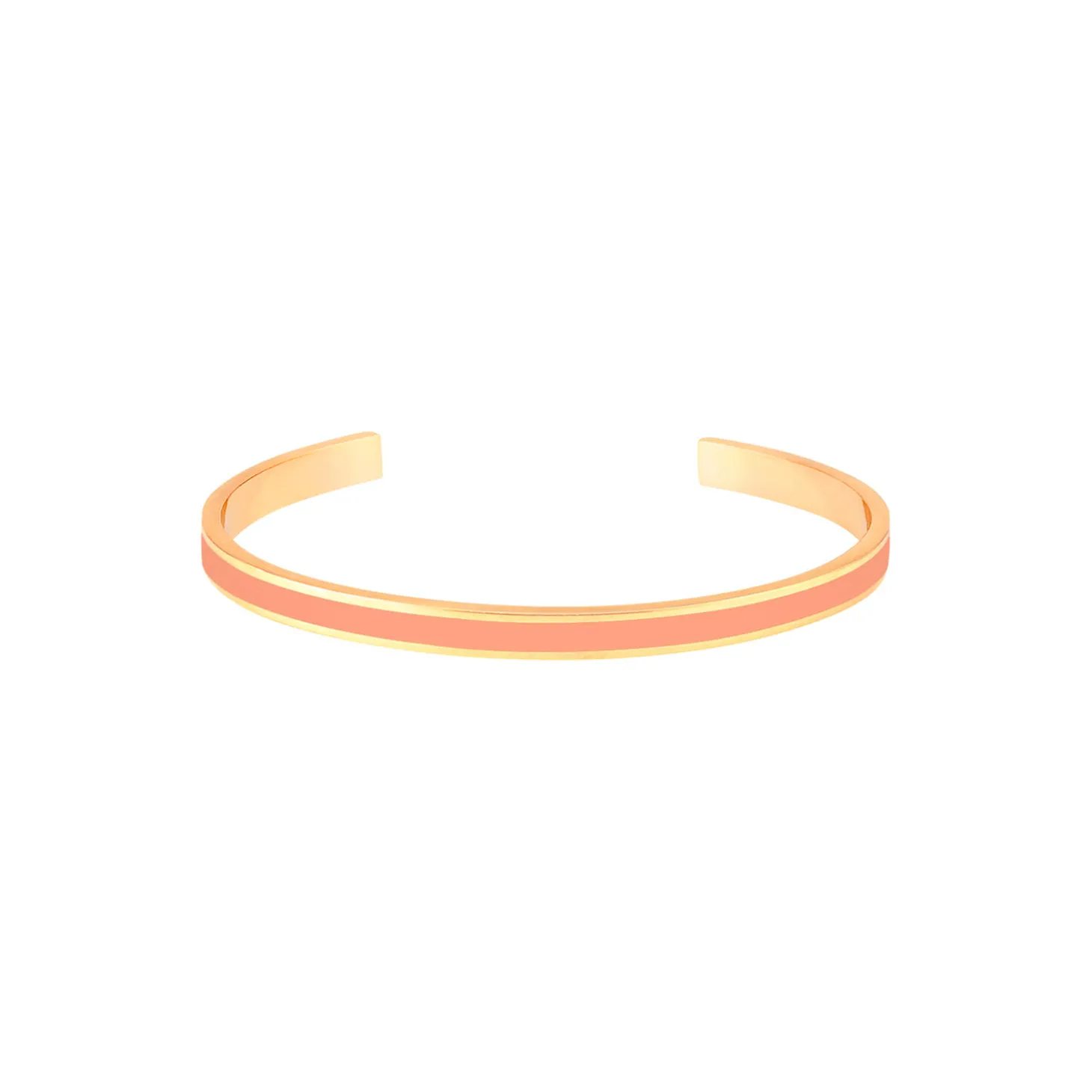 BANGLE Bracelet, coral orange