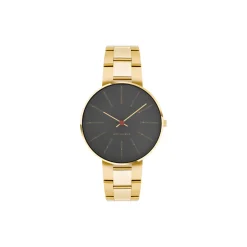Bankers armbåndsur, grey/gold
