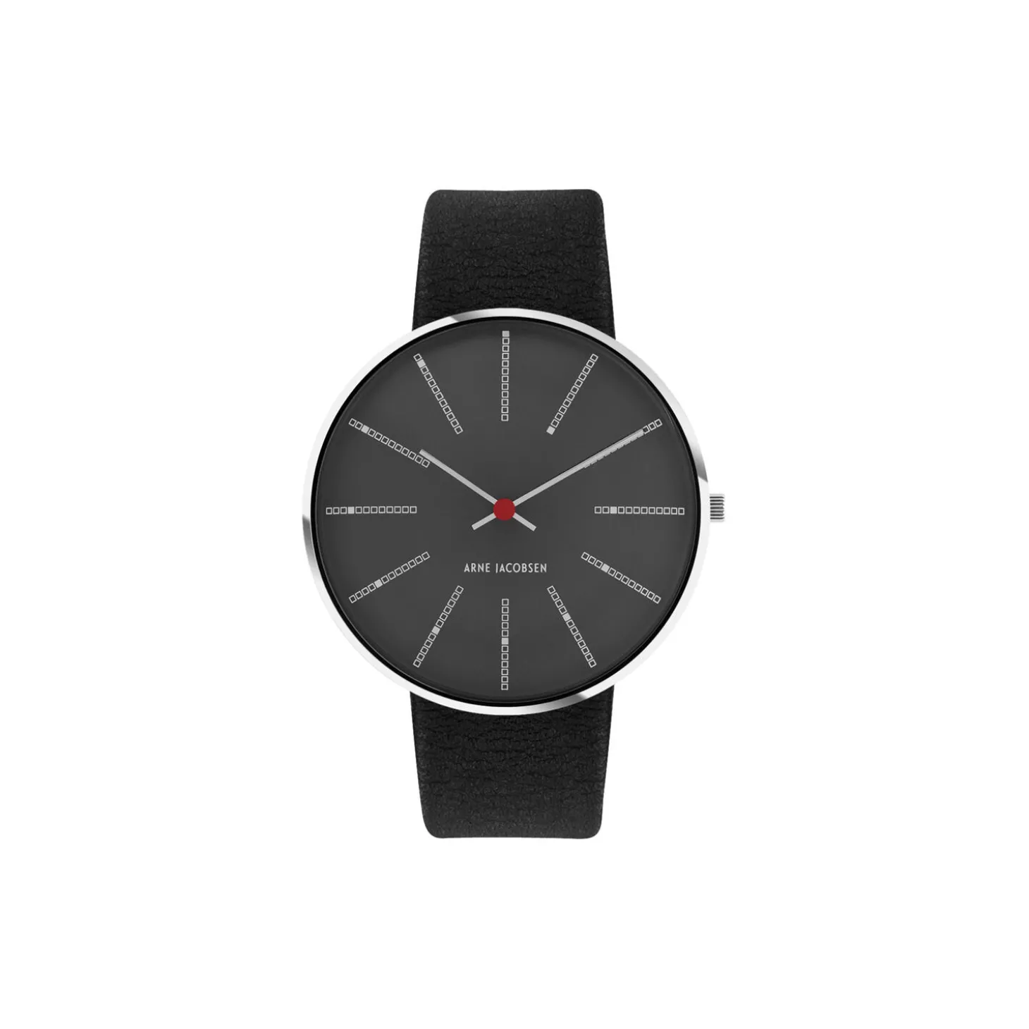 Bankers armbåndsur, grey/steel/black