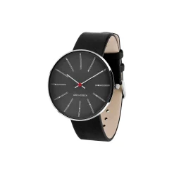 Bankers armbåndsur, grey/steel/black