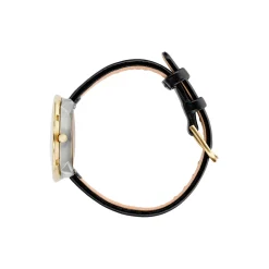 Bankers armbåndsur, white/gold/black