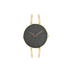 Bankers Bangle armbåndsur, grey/gold/gold