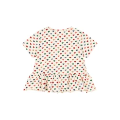 Basic Frill Tee, coeur coloré