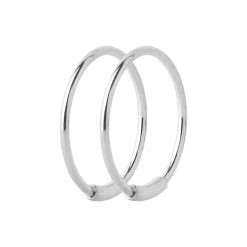 Basic Hoops, silver