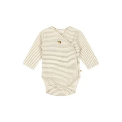 Basic LS Newborn Body, tea stripe