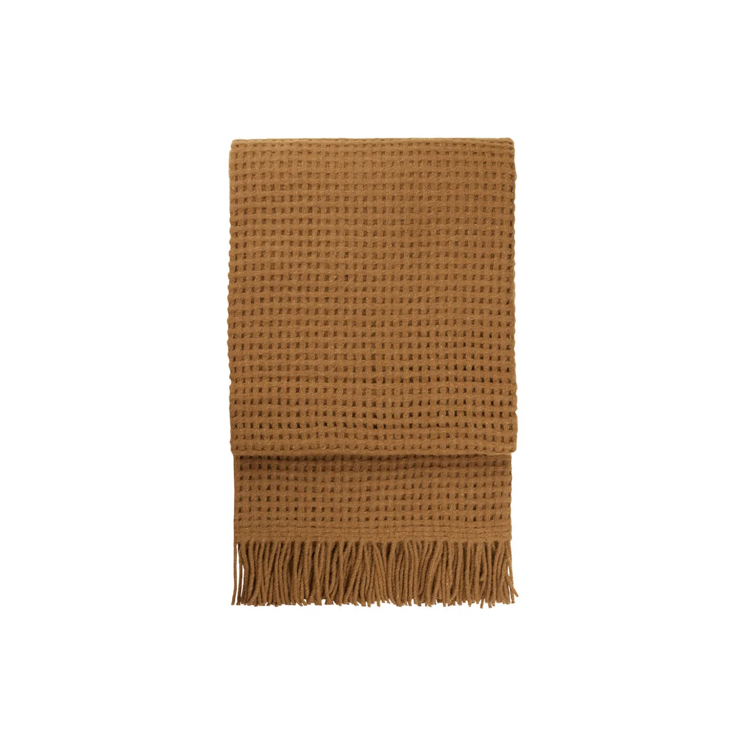 Basket plaid, camel