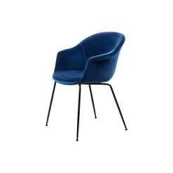 Bat Dining Chair Fully Upholstered, Velvet 420/black matt