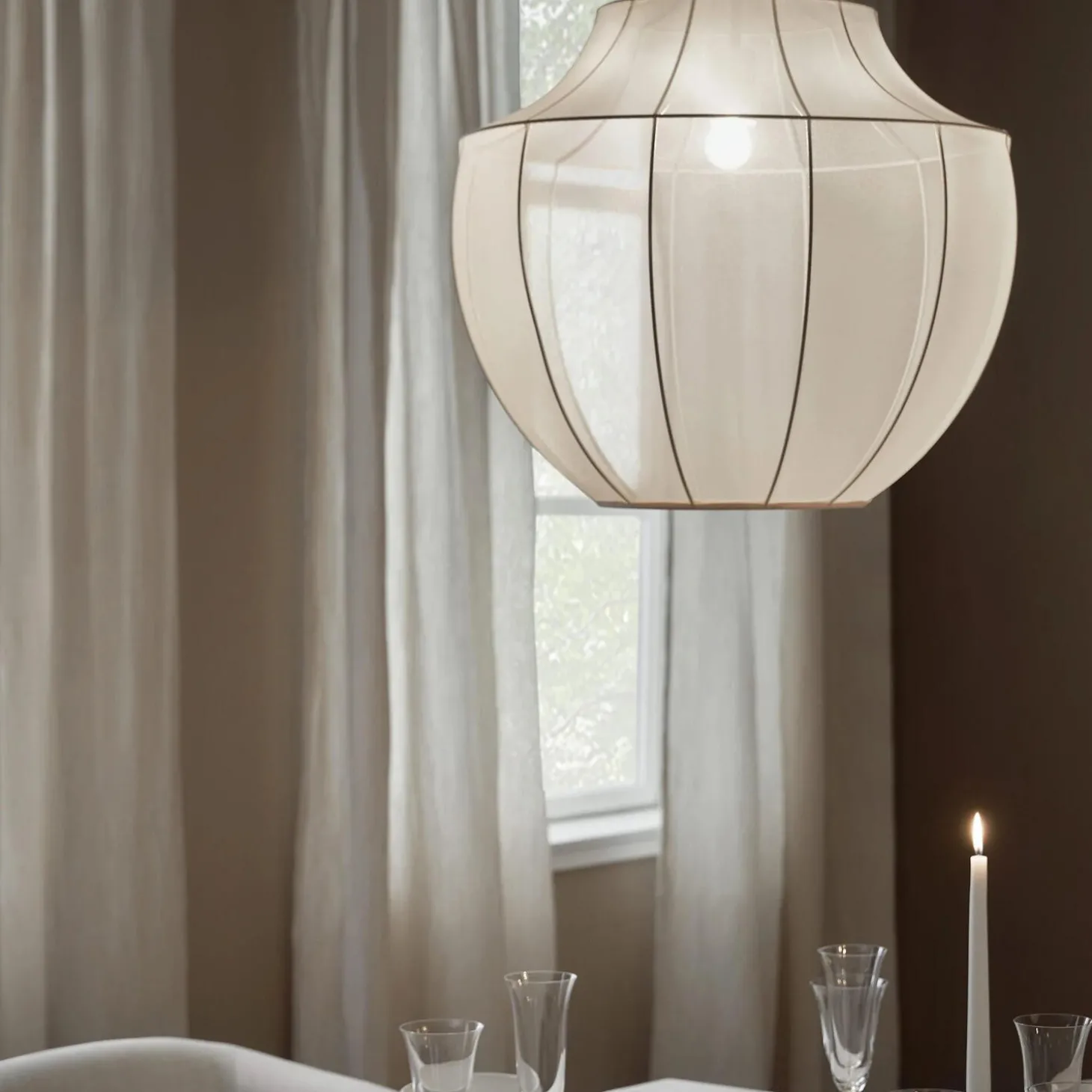 Beau pendel, lys beige