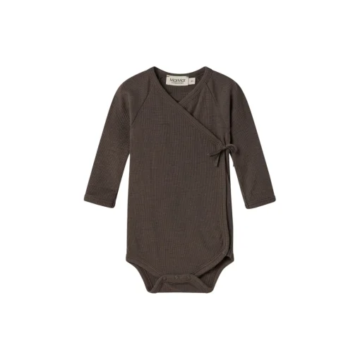 Belita LS Wrap Bodysuit, terre