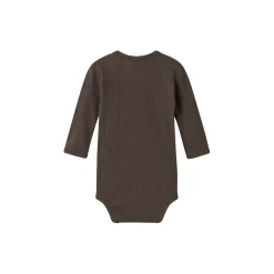 Belita LS Wrap Bodysuit, terre