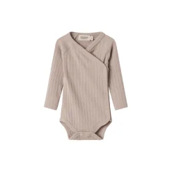 Belito LS Wrap Bodysuit, soft beige