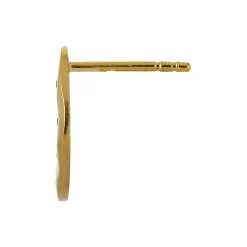Bella Moon Earring With Four Stones Single, gold