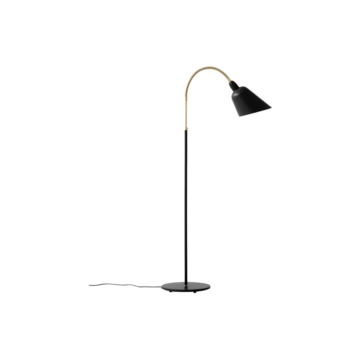 Bellevue AJ7 gulvlampe, black/brass
