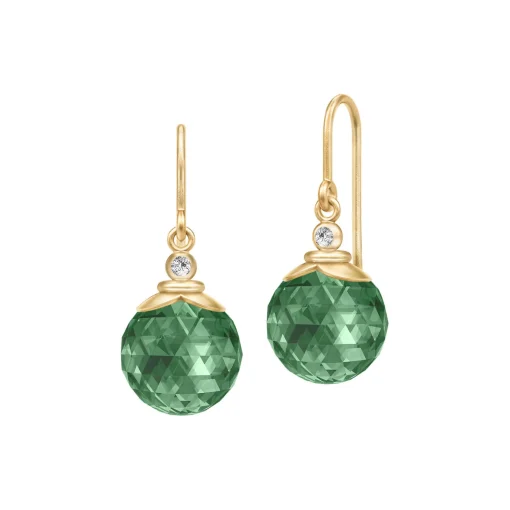 Berry Earring, gold/turmalin