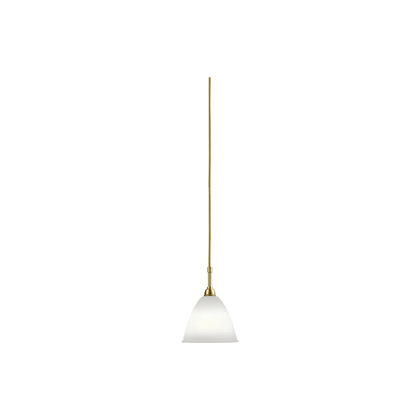 Bestlite BL9 Pendant, bone china/brass