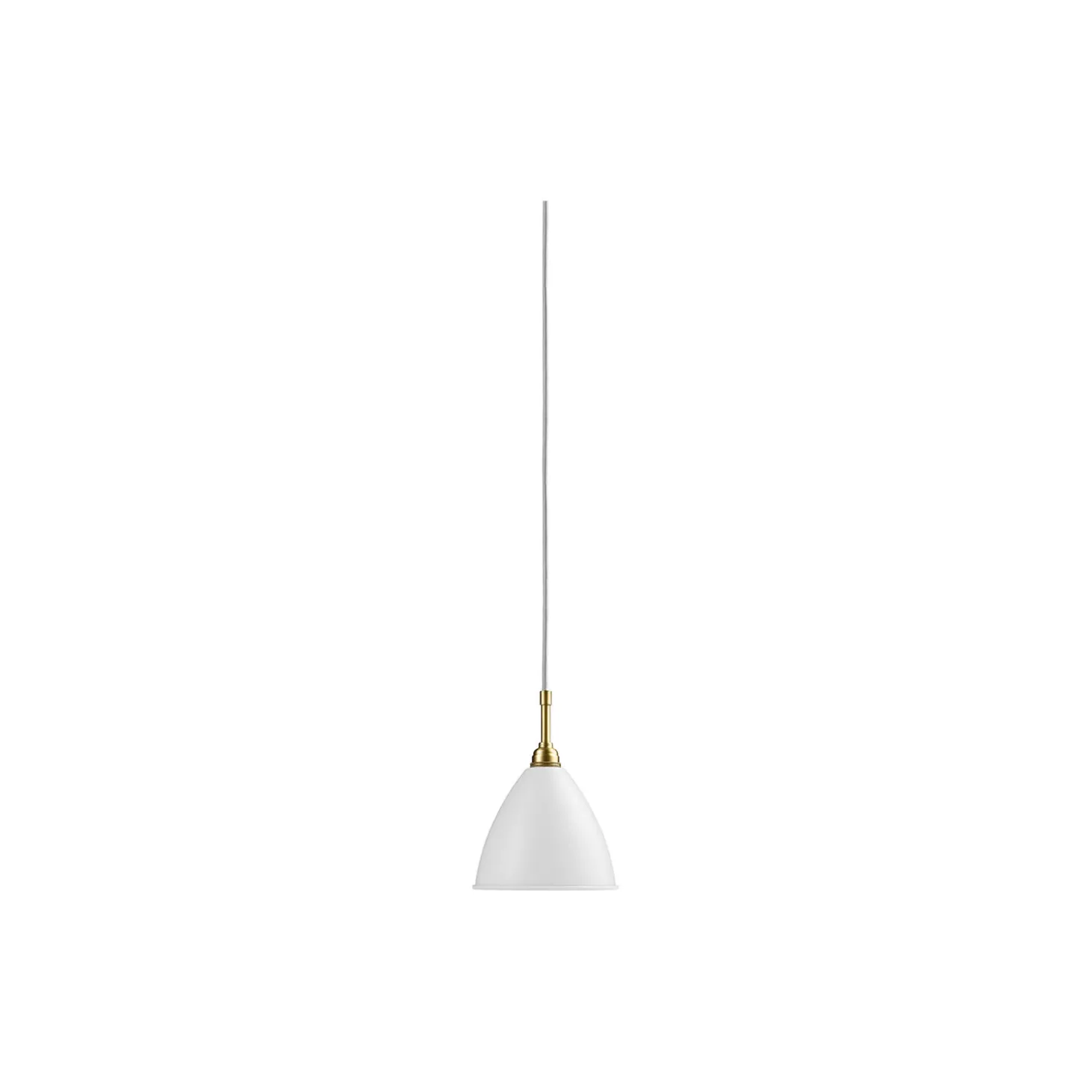 Bestlite BL9 Pendant, soft white semi matt/brass