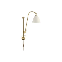 Bestlite BL5 Wall Lamp, soft white semi matt/brass