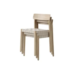 Betty TK1 spisebordsstol, oak/linen