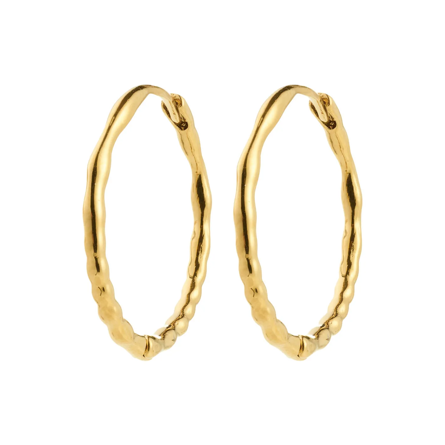 BETWEEN hoops, guldbelagt