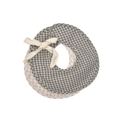 Bibi Bibs 2-Pack, forest check