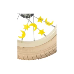 Bicycle Streamers and Beads, dark blue glitter