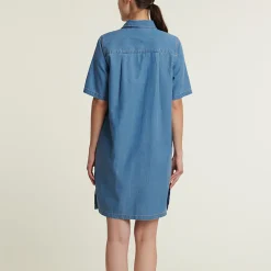 Bine Polo Dress, light blue