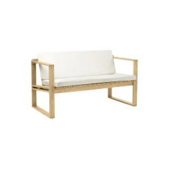 BK12 loungesofa, ubehandlet teak
