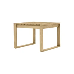 BK16 sidebord, ubehandlet teak